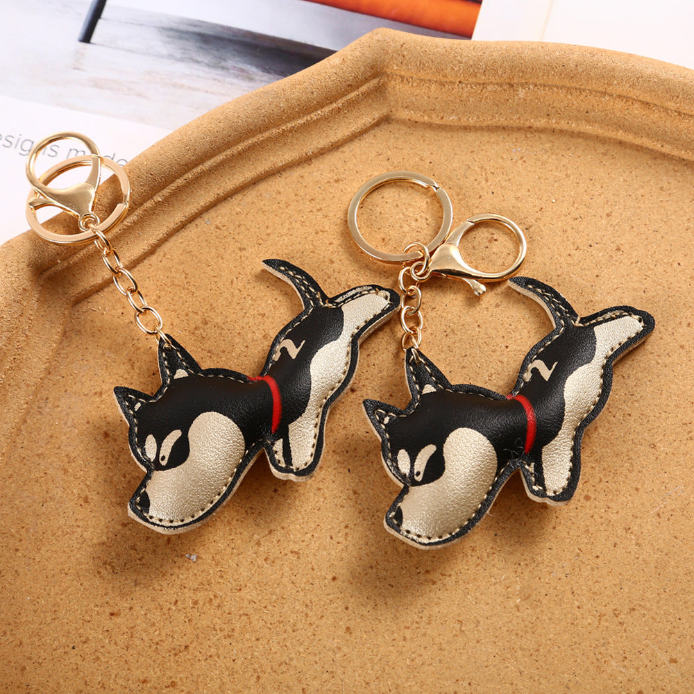 Wholesale Creative Puppy PU Keychains